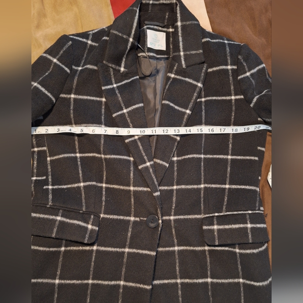 Primark Windowpane Check Coat - Chick And Cozy - Picture 9 of 9